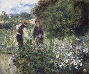 Conversation with the Gardener Pierre-Auguste Renoir